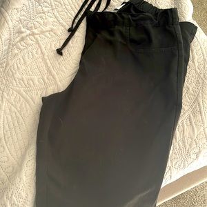 Greys anatomy scrub bottoms sz M black GUC